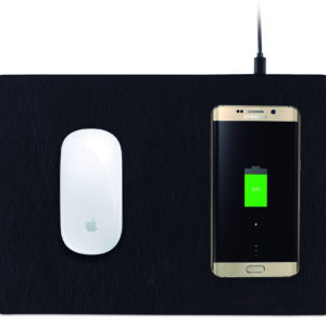 MINIBATT PowerPAD - Incarcator Qi wireless, mouse pad, negru