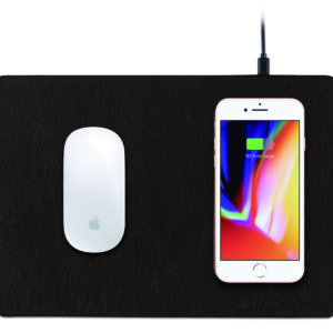 MINIBATT PowerPAD - Incarcator Qi wireless, mouse pad, maro
