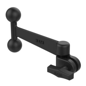 Extensie de braț oscilant RAM® cu orificiu NPT de 1/2" și adaptor cu bilă dublă