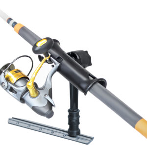 Suport pentru undita RAM® Tube Jr.™ cu bază RAM® Adapt-A-Post™ pentru sina