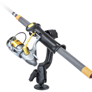 Suport RAM® Tube Jr.™ pentru undita/lanseta cu braț rotitor și bază cu prindere cu suruburi