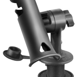 Suport scurt pentru undita RAM® Tube Jr.™ cu bază pentru gaura rotundă