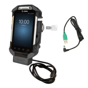 RAM® Key-Locking Form-Fit Powered Holder for Zebra TC70, 72, 75 & 77