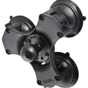 RAM® Twist-Lock™ Triple Suction Cup Ball Base
